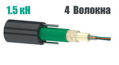 ОКЗ(б1,5)Т-004 - оптичний кабель броньований ОКЗ(б1,5)Т-004 фото