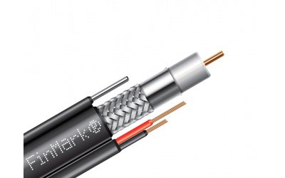 Коаксіальний кабель FinMark F690BVM-2x0.75 POWER з додатковими струмоведучими провідниками 160767 фото