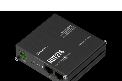 RUT276 GLOBAL_Teltonika Mаршрутизатор 5G REDCAP RS232/RS485, 2 x SIM slots (Mini SIM &ndash; 2FF) 2 x SMA for Mobile, 1 x RP-SMA for Wi-Fi, 1 x WAN, 1 x LAN port RUT276 GLOBAL фото