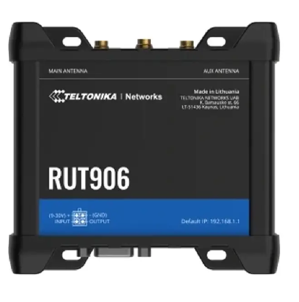 RUT906_ Teltonika Маршрутизатор, LTE Cat 4, 3G, 2G, WiFi b/g/n, GPS, 4 x Ethernet, 1 x RS485, 1 x RS232, USB, 8 x I/O, Micro SD, VPN, Routing, 2 x SIM, GPS, Serial ports, I/O, RUT906 фото RUT906_ Teltonika Маршрутизатор, LTE Cat 4, 3G, 2G, WiFi b/g/n, GPS, 4 x Ethernet, 1 x RS485, 1 x RS232, USB, 8 x I/O, Micro SD, VPN, Routing, 2 x SIM, GPS, Serial ports, I/O, RUT906 фото