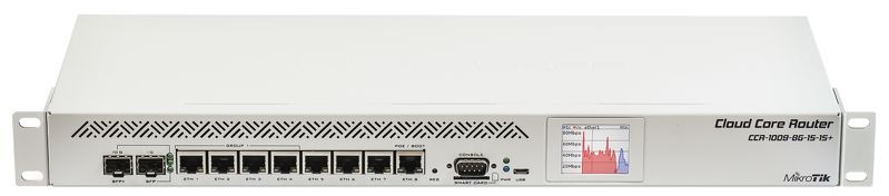 Mikrotik CCR1009-8G-1S-1S+ - маршрутизатор CCR1009-8G-1S-1S+ фото